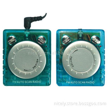 FM Auto Scan Radio  with earphone